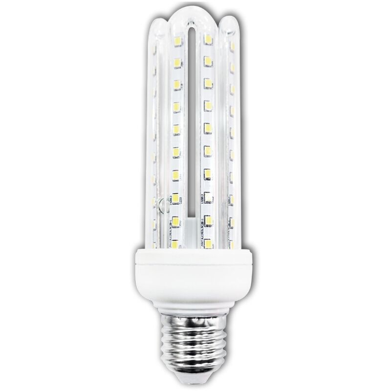Lampadina Led E27 a tubo a u 15W Bianco freddo