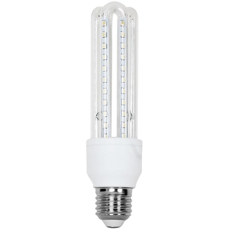 Lampadina Led E27 a tubo a U 9W Bianco freddo