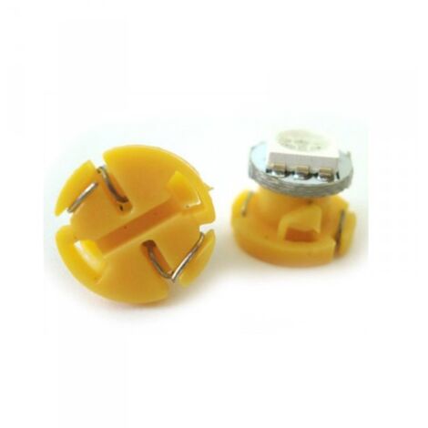 Lampadina Led T4.7 1 Smd 5050 Giallo Arancione Luce Cruscotto e Strumentazione 12V DC