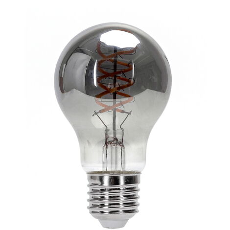 Lampadina Led Titanio Fumé a Filamento E27 A60 4W decorativa Bianco caldo 1800K Aigostar