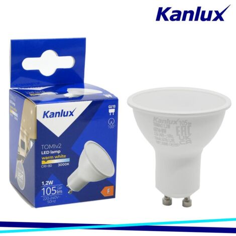LAMPADINA LED TOMIV2 1,2W GU10-WW - KANLUX - Luce CALDA
