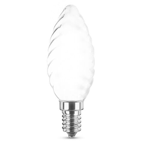 LAMPADINA LED TORCIGLIONE E14 6W 4000K 806LM OPALE