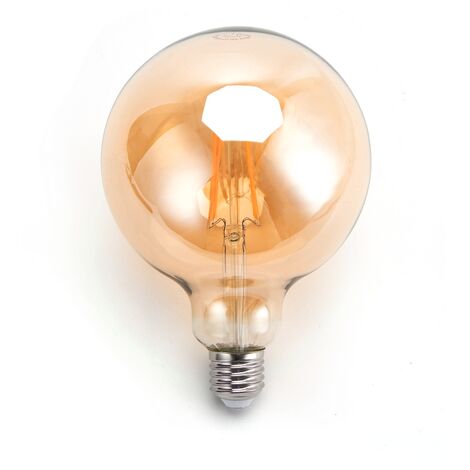 L14-E276W - lampadine led E27 - - Lampadina a Led Filamento Edison E27 6W  G45 Attacco grande