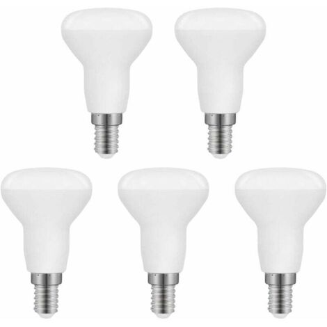 Lampadina LED Vtizikl R50 E14 5W, riflettore LED R50 E14 equivalente a lampadina a incandescenza E14 40W, bianco freddo 6500K 550LM, non dimmerabile, confezione da 5 [classe energetica F]