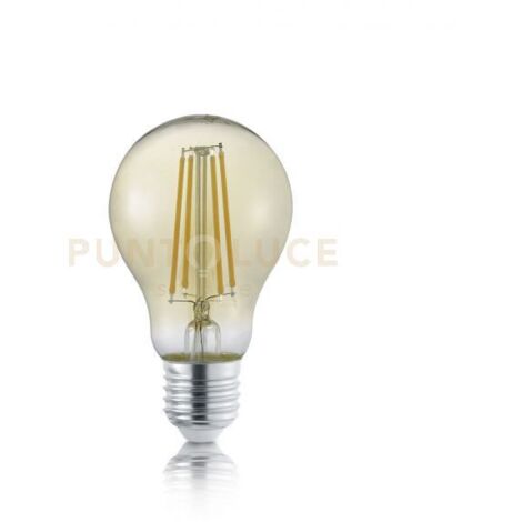 LAMPADINA LED WIRE GOCCIA AMBRA 4W, 470LUMEN, 2.700K D.6CM H. 10,7CM