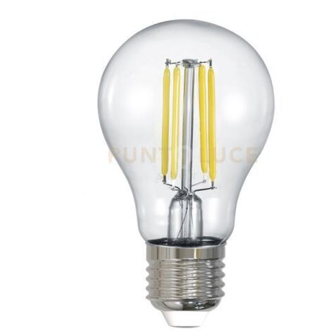 LAMPADINA LED WIRE GOCCIA TRASPARENTE TEMPERATURA DI COLORE REGOLABILE CON INTERRUTTORE 7W, 806LUMEN, 2.200K-2.700K-3.000K D.6CM H. 10,5CM
