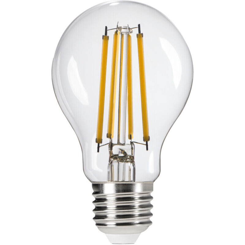 Ampola led A60 E27 – 10W – 1520lm – Vetro trasparente – Bianco naturale