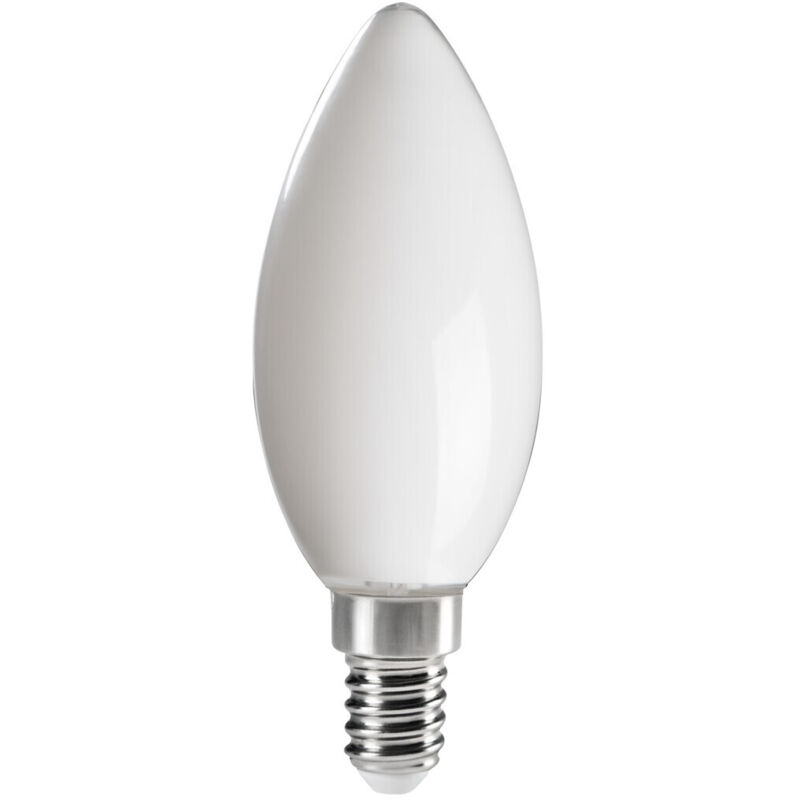 Lampada led Fiamma E14 4,5 4,5W – Bianco caldo – 470lm – Vetro
