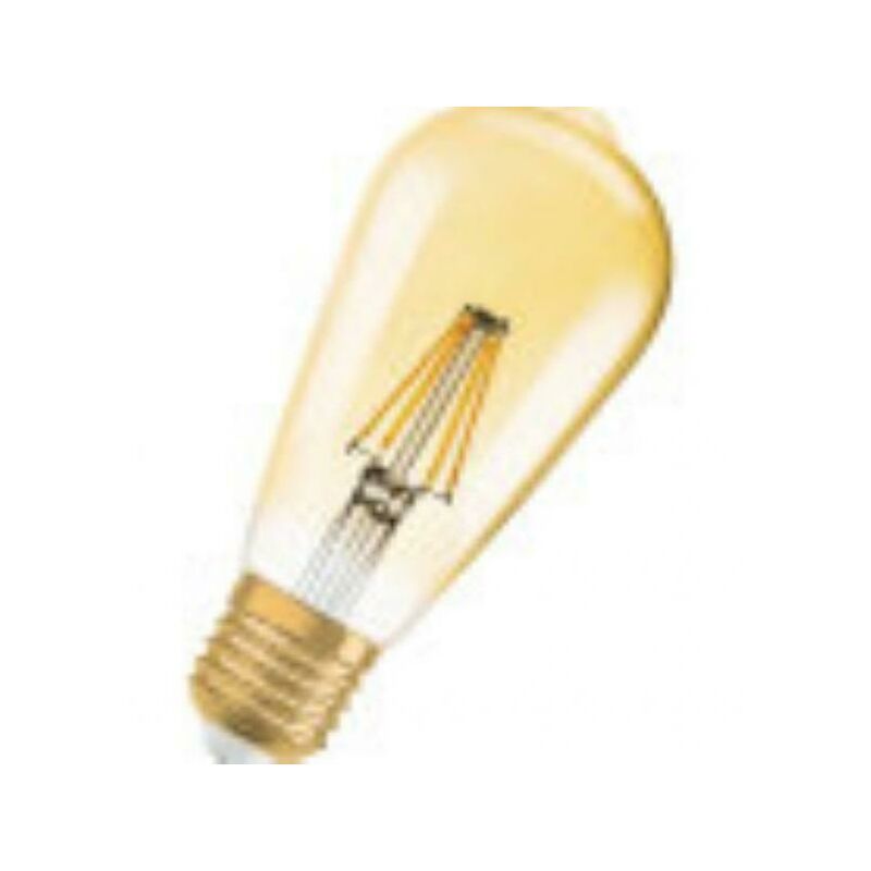 Image of Ledvance - Osram lampadina a pera vintage led 4w a filamento attacco e27 luce calda 2500k l1906st6435824