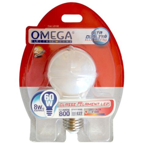 LAMPADINA MILKY A GOCCIA FILAMENTO  A60 7W E27 3000K
