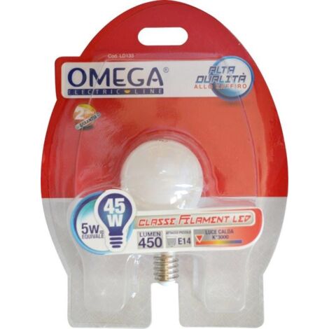 LAMPADINA MILKY A SFERA CON FILAMENTO  P45 4W E14 3000K