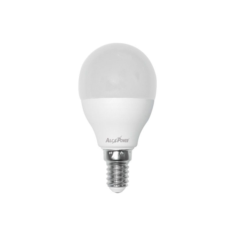 Image of Alca power lampada mini sfera a led da 8w e14 750lm, scegli il tipo di luce bianco caldo