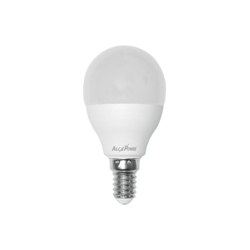 Image of Alca power lampada mini sfera a led da 8w e14 750lm, scegli il tipo di luce bianco freddo