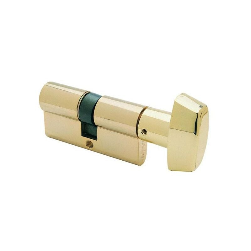 Image of Tesa - cilindro TE5 chiave serrata in ottone pulsante 40-30 - 503B4030L
