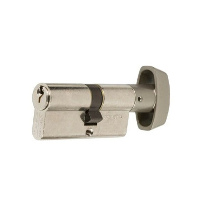 Image of Cilindro TE5 chiave in nichel serrata pulsante 30-30 - 503B3030N