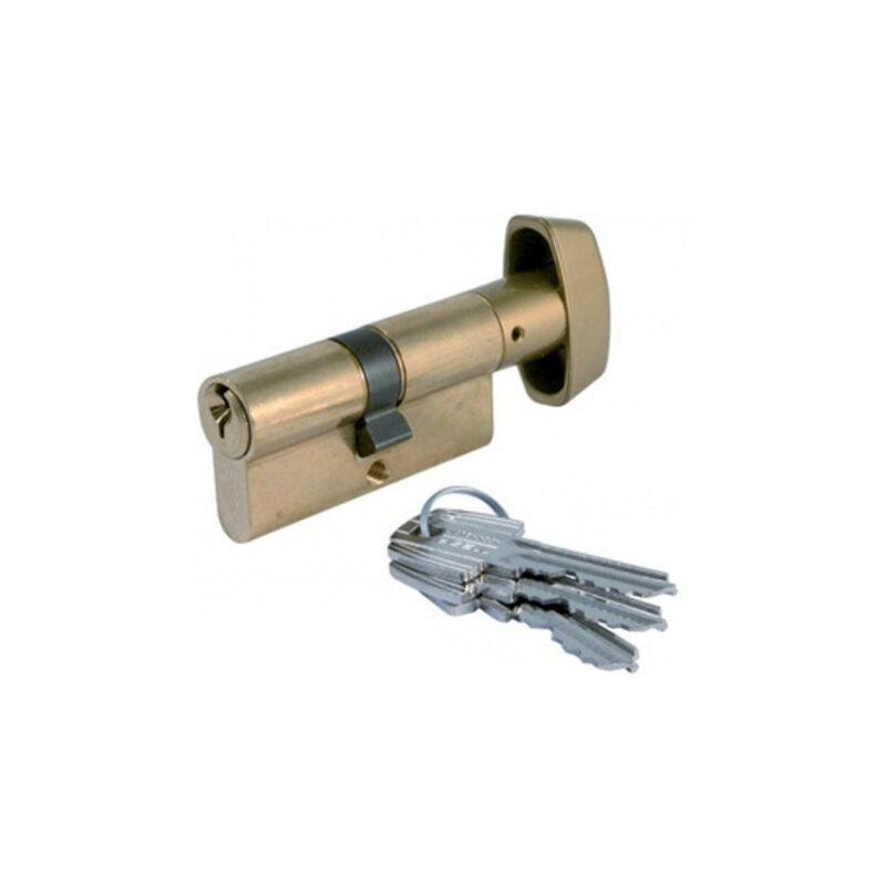 Tesa Assa Abloy - Cilindro con pomolo in ottone TE5 tesa 70mm - 30x40Bmm - 503B4030L