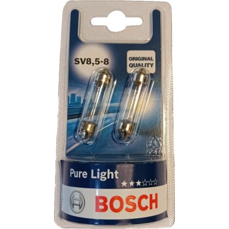 LAMPADINA PER ABITACOLO/FARO POSTERIORE 10 watt - 2 pezzi