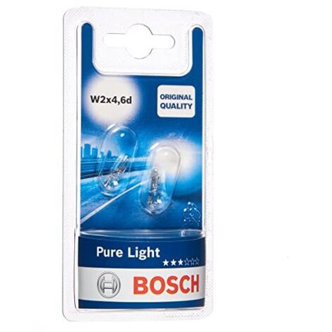 LAMPADINA PER CRUSCOTTO AUTO W1 - 12 V - 2 W - 2 pezzi