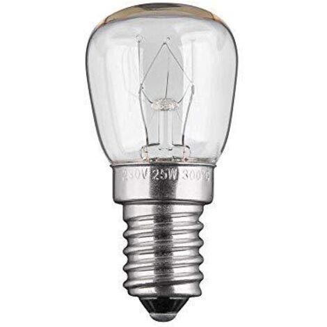 lampadina per forno 300 gradi alta temperatura 25 watt E14 E