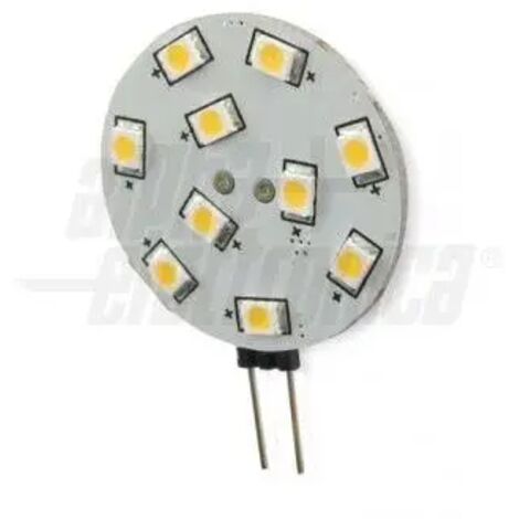 LAMPADINA PIATTA 10 LED ATTACCO G4 2,2W B.C.