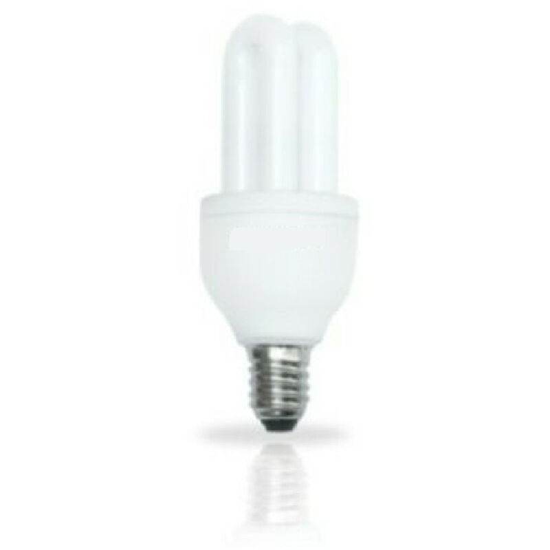 Lampadina Risparmio Energetico Forma 2 Tubi u Mini 5 Watt E14 Luce Calda - - Trade Shop Traesio