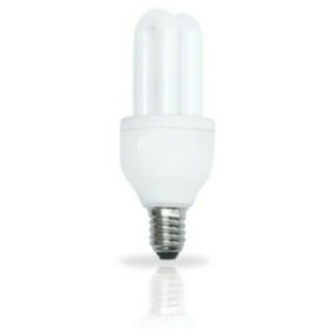 Lampadina Risparmio Energetico Forma 2 Tubi U Mini 5 Watt E14 Luce Calda