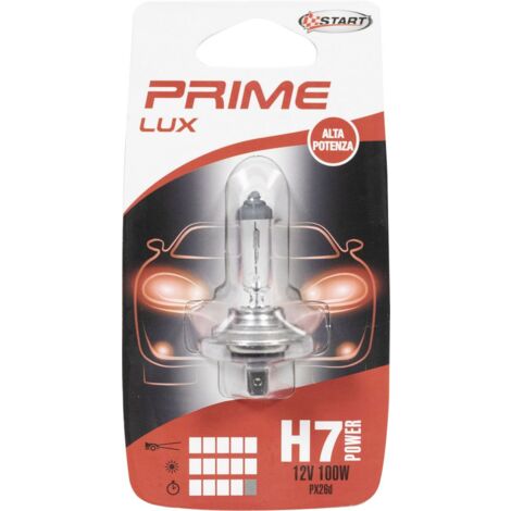 Lampadina singola auto alogena H7 12V 100W PX26d