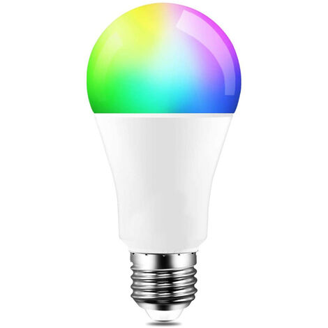 Lampadina Smart Led E27 Luce Calda Fredda Multicolor APP Tuya WIFI Globo Bianco