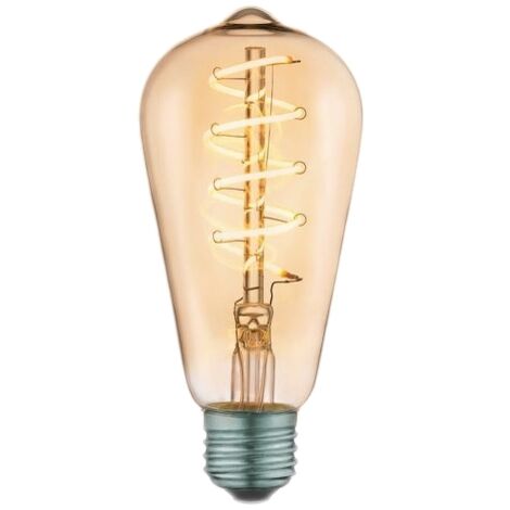 LAMPADINA SPIRALE LED VINTAGE ST64 4W E27.