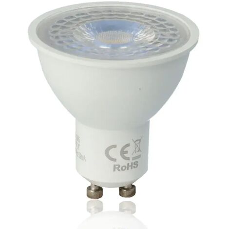 Lampadina Spot LED, GU10, 6W, 220Vac, Luce Naturale