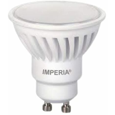 Lampadina Spot LED GU10 9w 120° 900Lm 185 Cd - Luce Fredda 6500k - Imperia