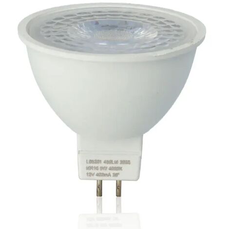Lampadina Spot LED, MR16, 5W, 12Vdc, Luce Naturale, Dimmerabile