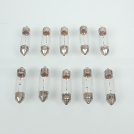 lampadina sv8.5 flosser 6v 5w tipo t11x35 per moto auto 4032 set