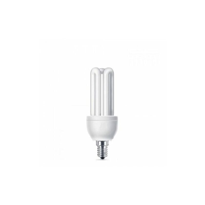 Image of Lampadina tre tubi basso consumo risparmio energetico E14 11 watt luce bianca 6500K