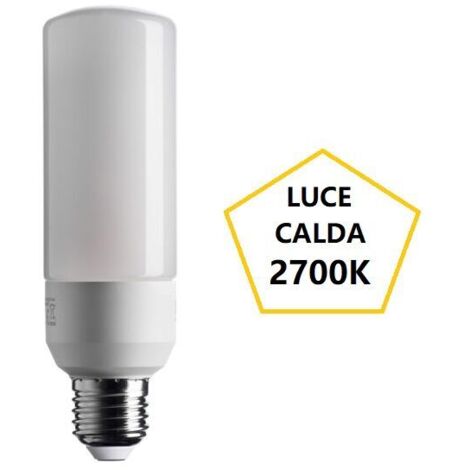 LAMPADINA TUBOLARE A LED 12W LUCE CALDA 2700K 1521LM E27 BOT LIGHTING