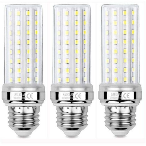 Lampadine a LED a mais da 20 W, confezione da 3, equivalenti a lampadine a incandescenza da 150 W, 2300 LM, bianco neutro 4000 K, attacco Edison E27