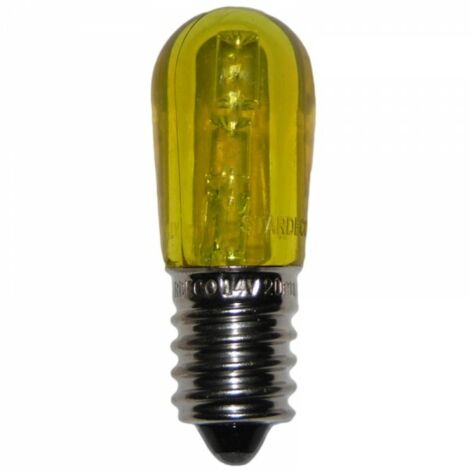 Lampadine a led e14 vari colori, portalampade p74 e cavo elettrico per luminarie colore: giallo