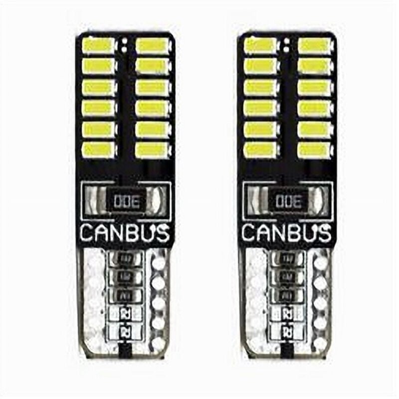 Image of Trade Shop Maxtech T10 positionslampen T-103014 12V 24LED 6000K ultrahelle lampen -