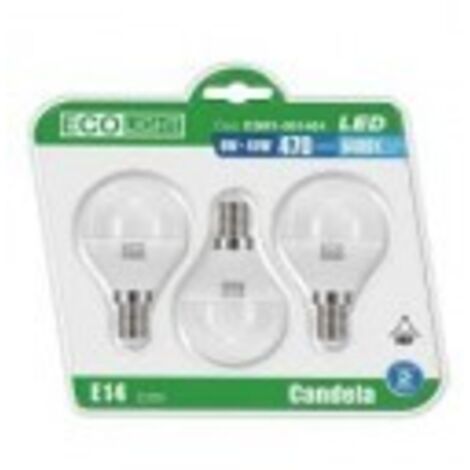 LAMPADINE ECOLIGHT LED E14M/GL6W N.CF3PZ