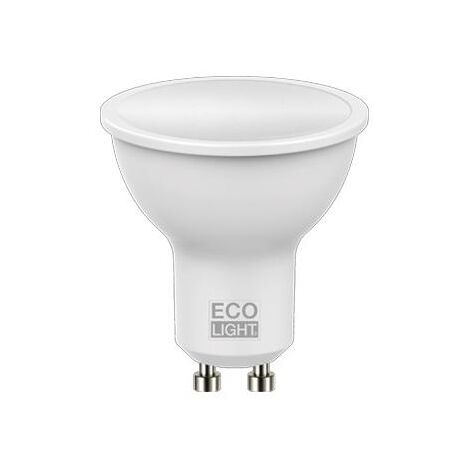 LAMPADINE ECOLIGHT LED GU10 SPOT 6W F.