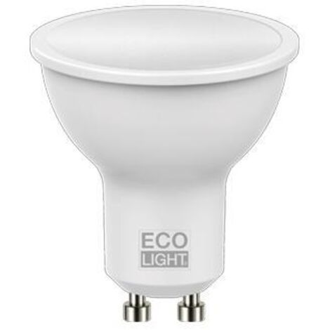 LAMPADINE ECOLIGHT LED GU10 SPOT 6W N.