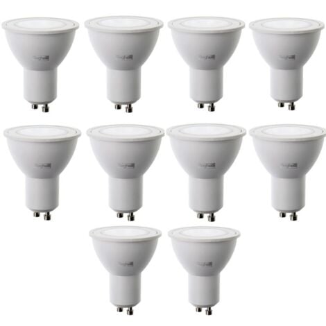 Lampadine Led Beghelli 7W attacco GU10 3000K 600 lumen 10pz 56857