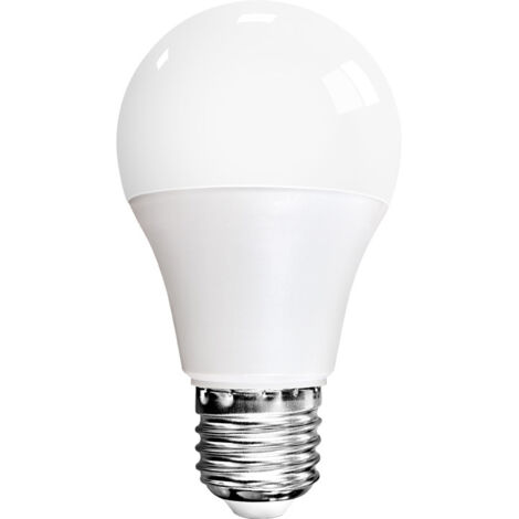 Lampadine LED E27 8,5W (equivalenti a 60W) - Lampadina LED a massima efficienza e risparmio energetico, luce bianca, 6 cm di diametro e 12 cm di altezza.