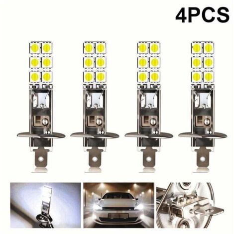 lampadine LED H1 12V 6000K bianche 55W per fendinebbia e abbaglianti, convenienti in Germania