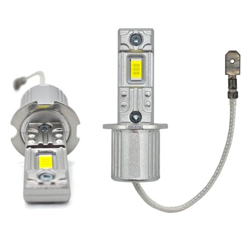 lampadine LED H3 12V-24V CANBUS 4500lm bianco intenso