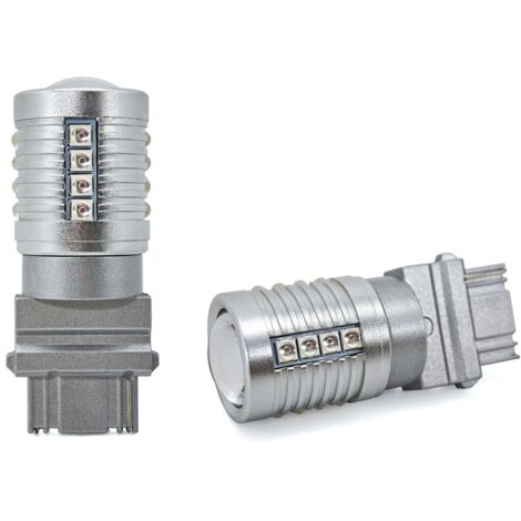lampadine LED P27W 3156 12-24V CANBUS 2000lm rosse