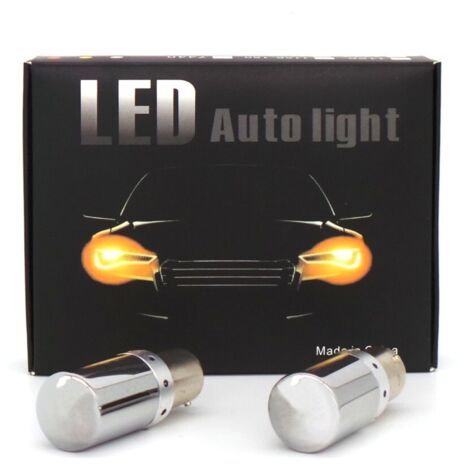 lampadine LED PY21W, BAU15S 12-24V ARANCIONE 100% canbus