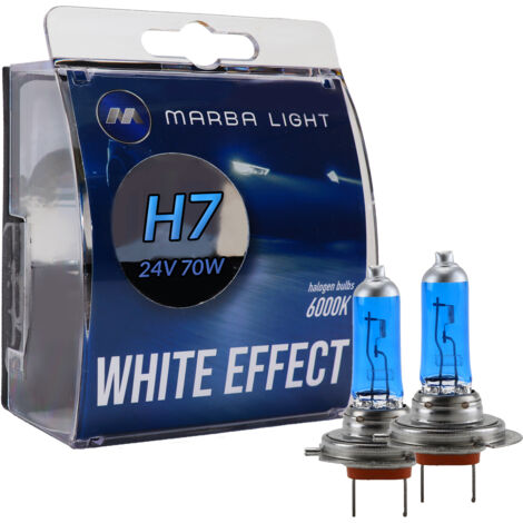 LAMPADINE MARBA LIGHT WHITE EFFECT H7 70W 24V