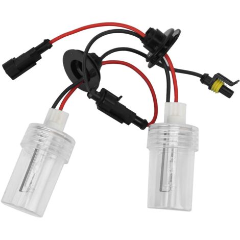 Lampadine per fari allo xeno 8000K, 2 pezzi, lampadine di ricambio HID Xenon da 100W 8000K H1, spina automobilistica 12V