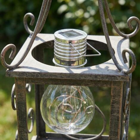 Lampadine solari da appendere per esterni, 6 pezzi, lanterne decorative da giardino.